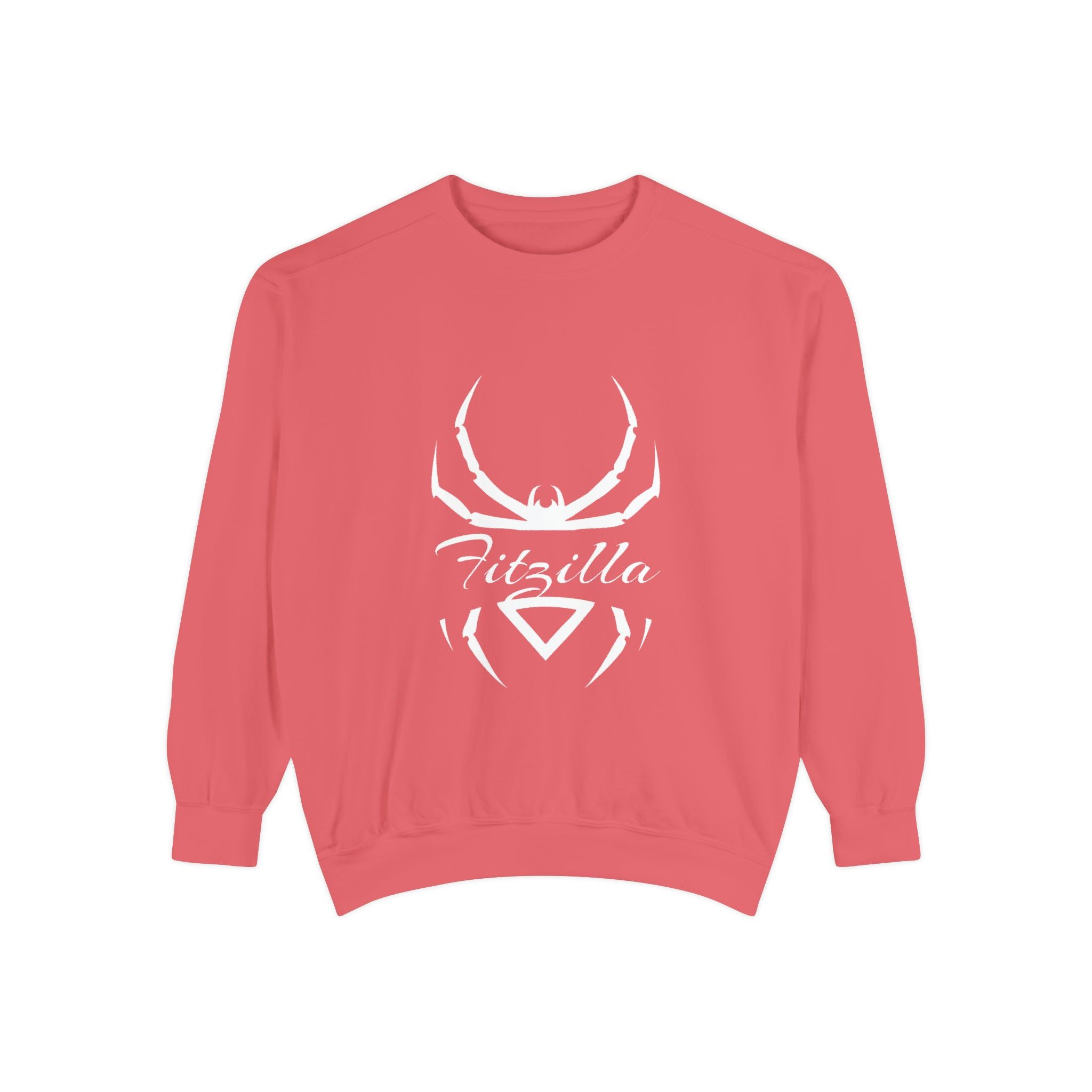 Fitzilla Spider Logo Sweatshirt — Garment-Dyed Cozy Pullover