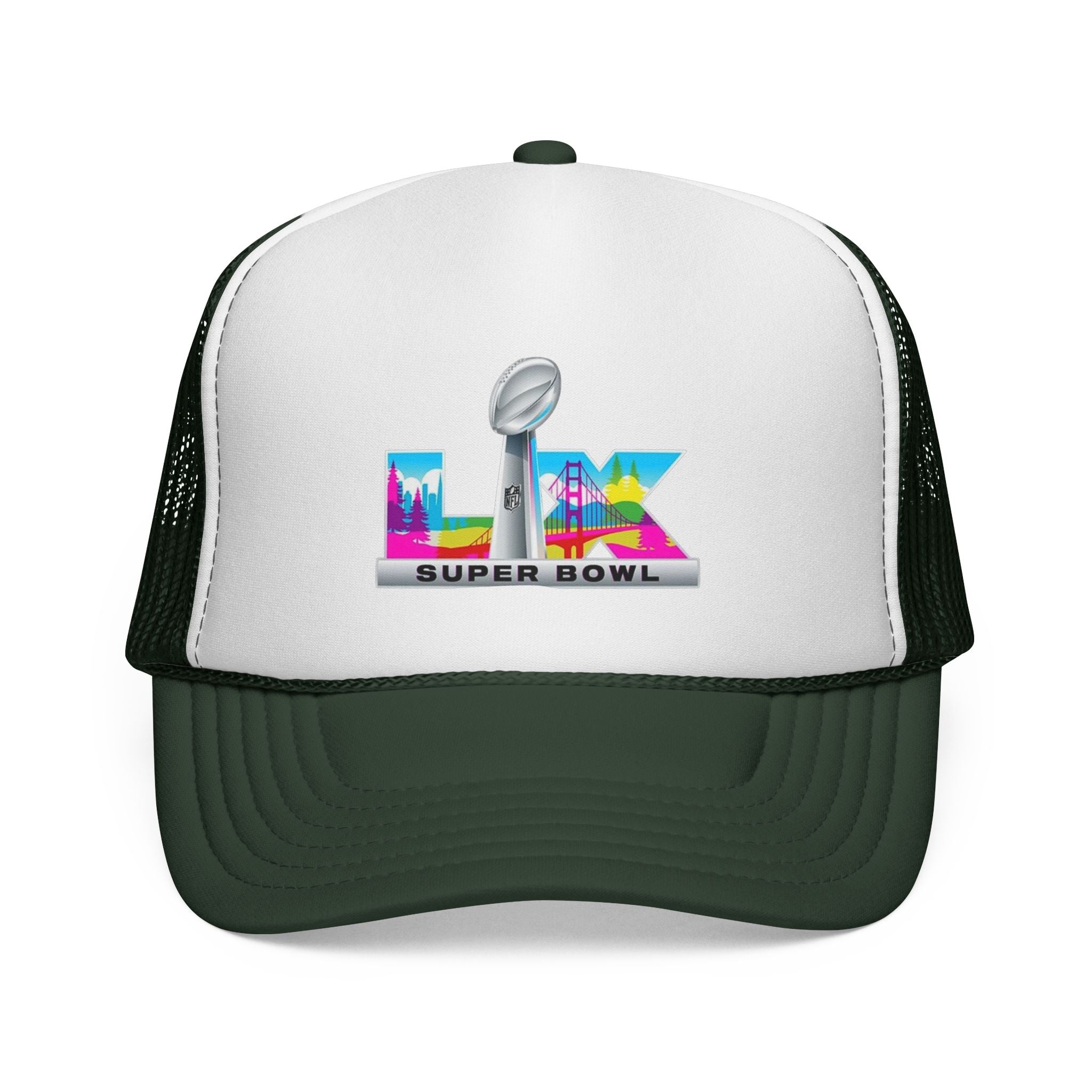 Trucker Hat — Colorful 'LIX Super Bowl' Football Logo Cap