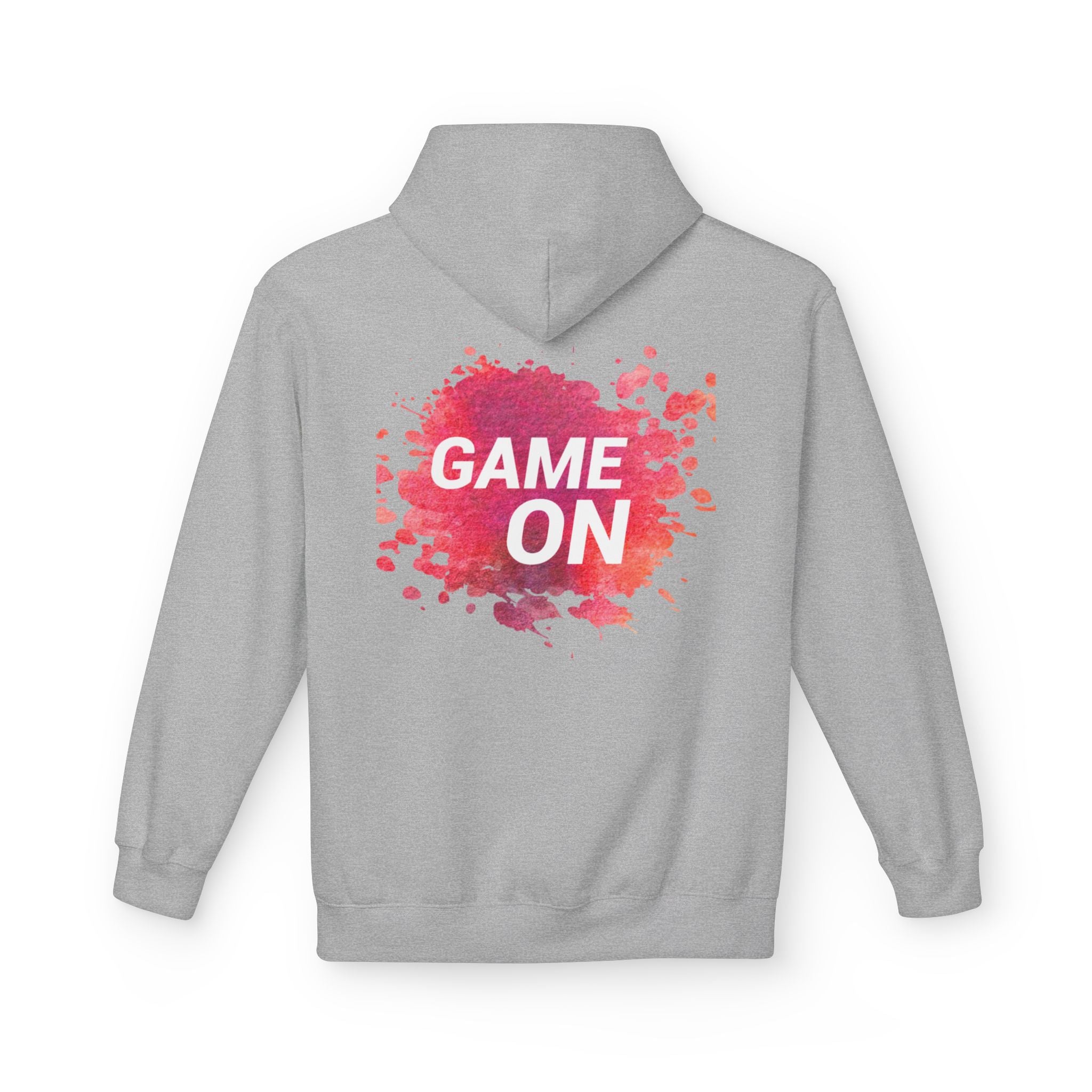 Game On Hoodie — Watercolor Splash Athletic Pullover