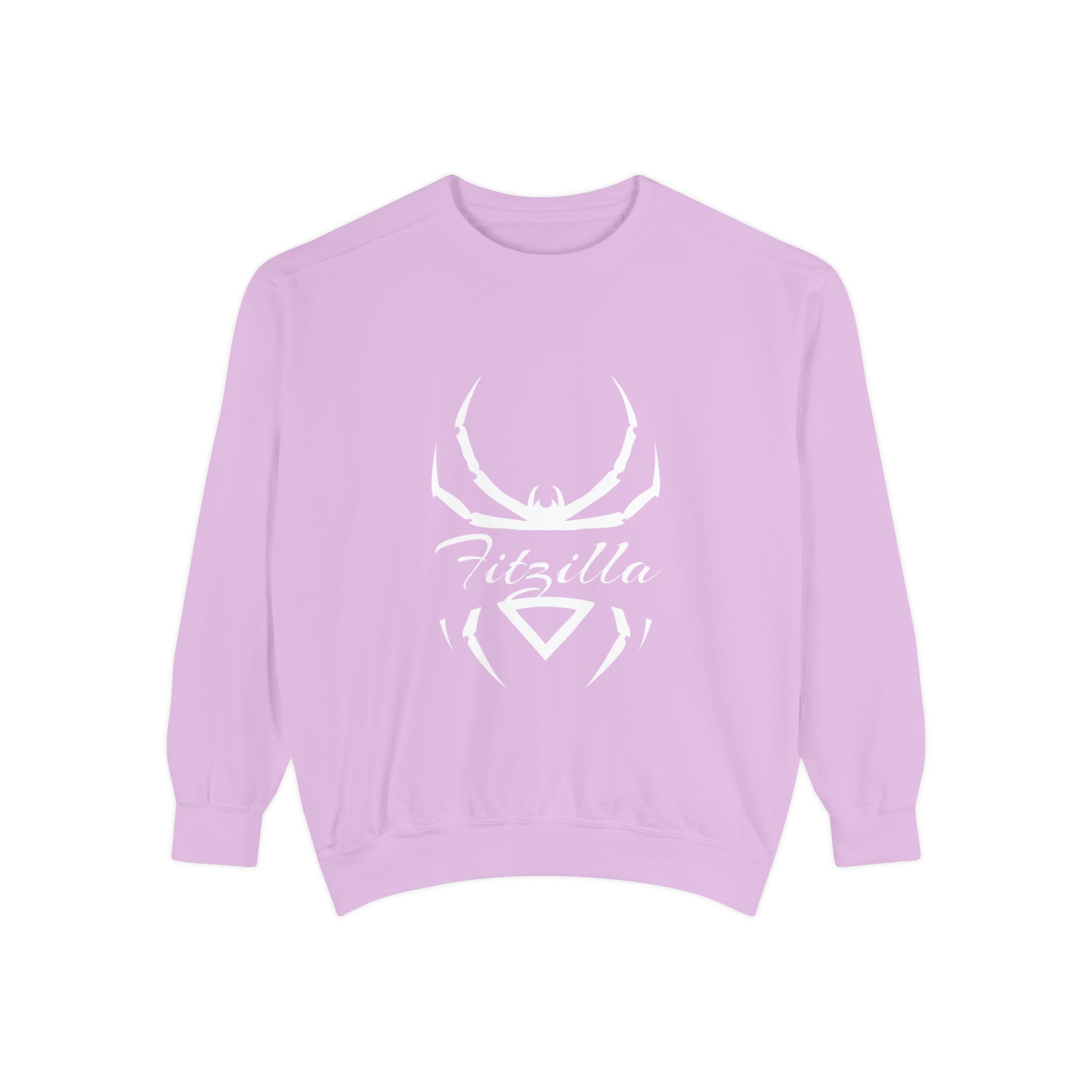 Fitzilla Spider Logo Sweatshirt — Garment-Dyed Cozy Pullover