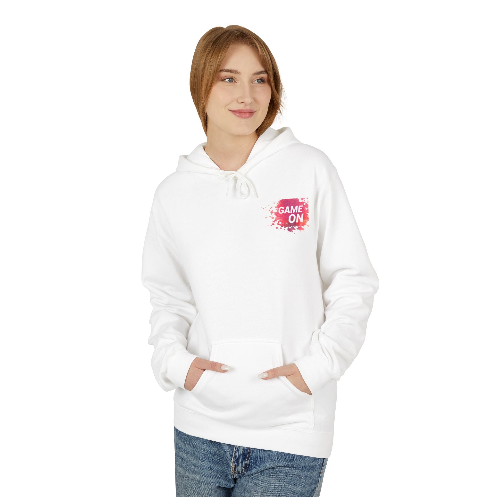 Game On Hoodie — Watercolor Splash Athletic Pullover
