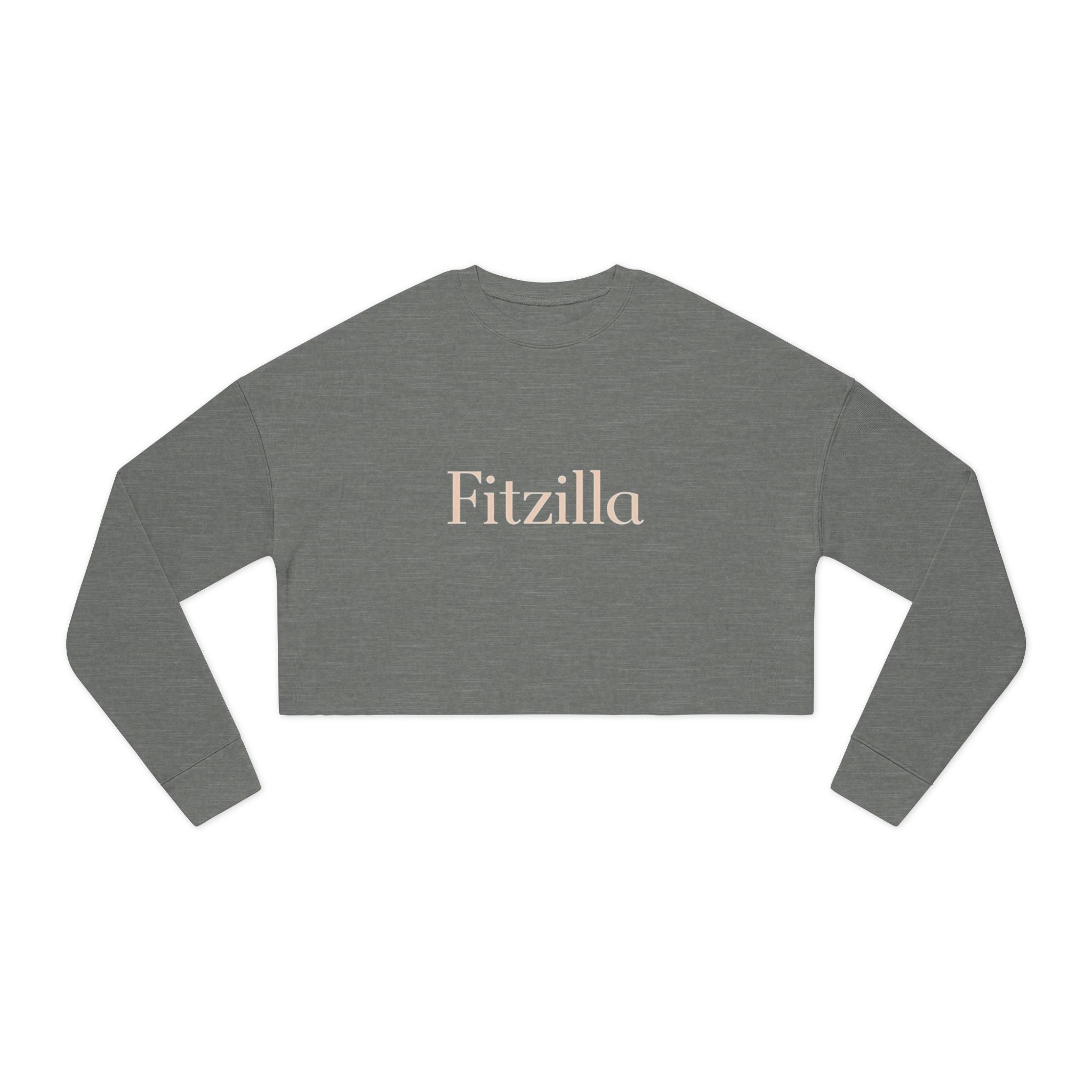 Fitzilla Cropped Sweatshirt — Women's Casual Cozy Crop Top