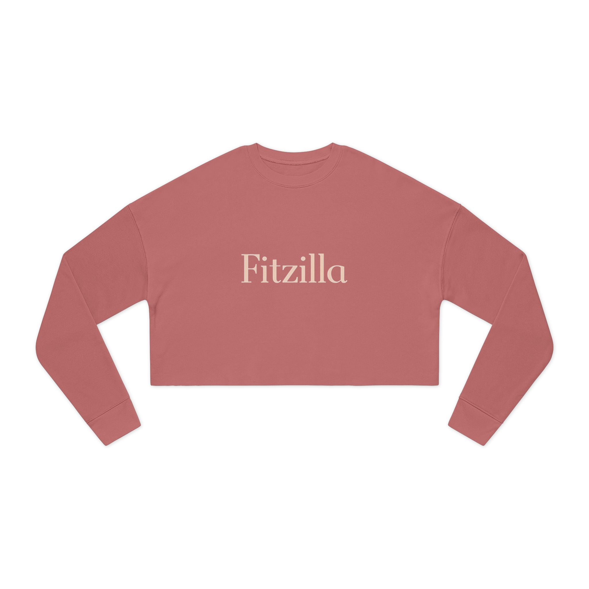 Fitzilla Cropped Sweatshirt — Women's Casual Cozy Crop Top