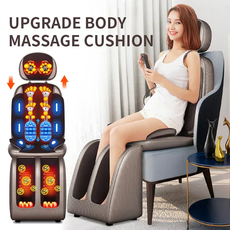 Electric Full Body Massage Chair – Shiatsu Kneading, Heating & Vibration