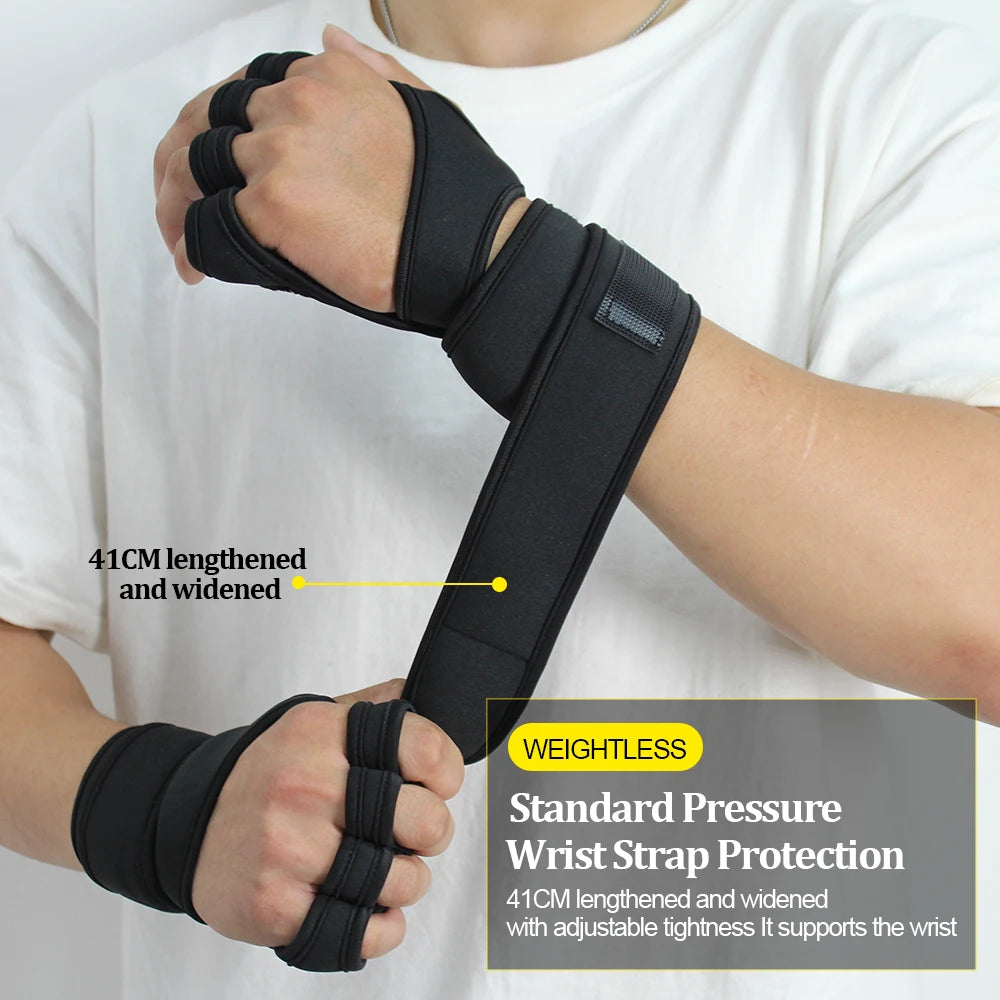 Premium Training & Weightlifting Gloves – Wrist Support, Palm Protection & Anti-Slip Grip