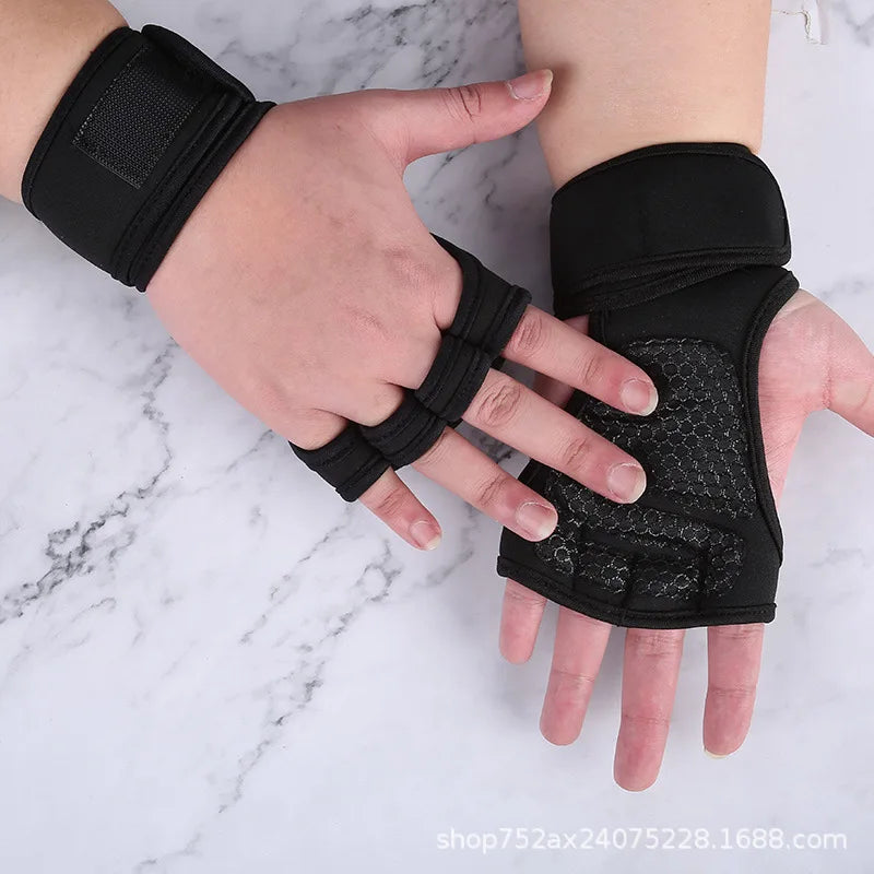 Premium Training & Weightlifting Gloves – Wrist Support, Palm Protection & Anti-Slip Grip