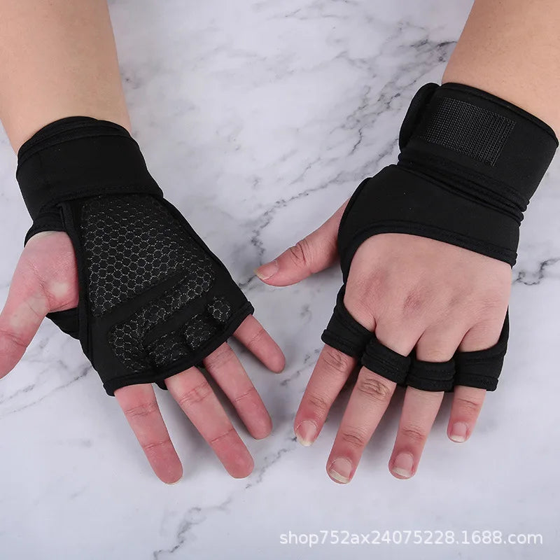 Premium Training & Weightlifting Gloves – Wrist Support, Palm Protection & Anti-Slip Grip