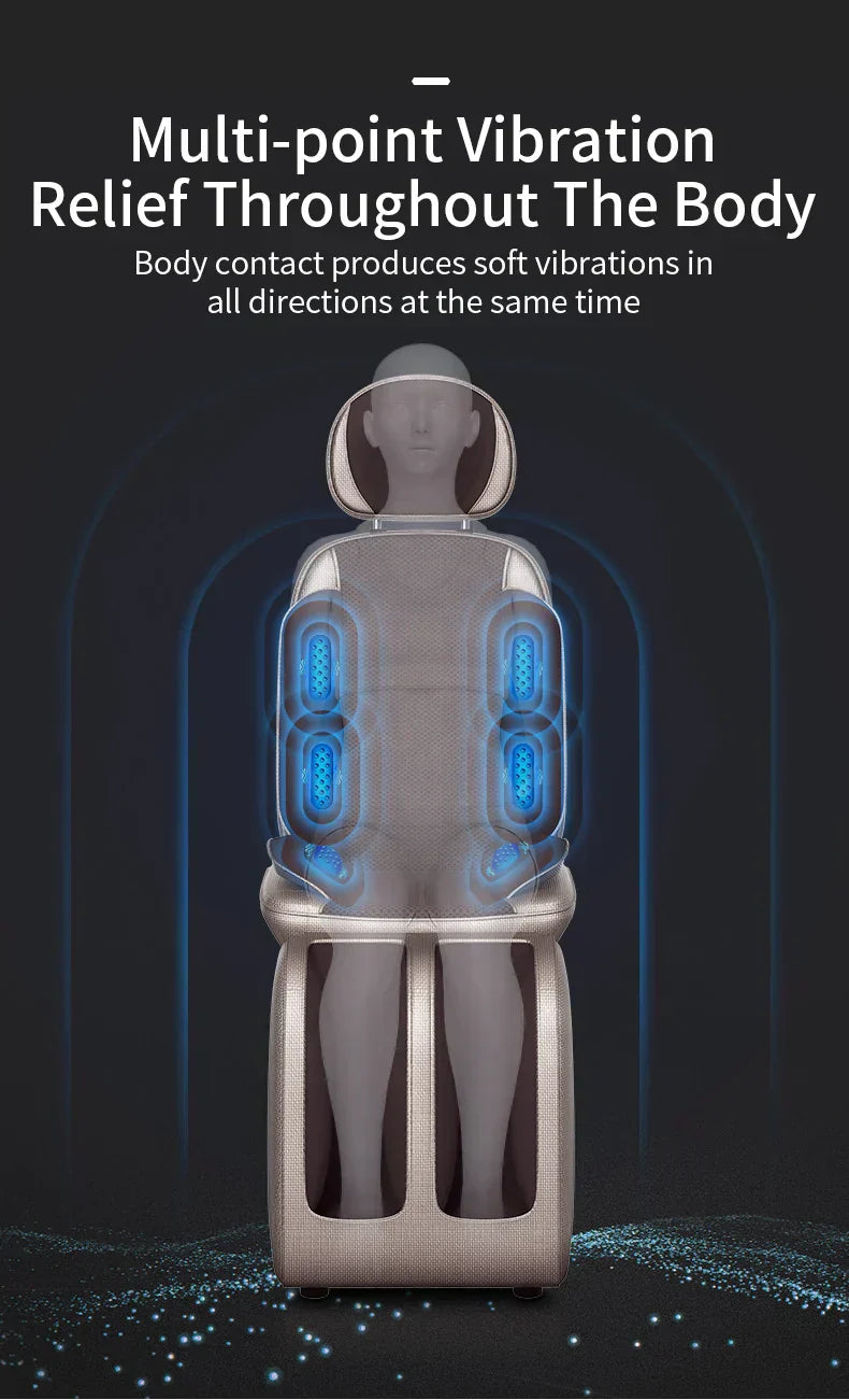 Electric Full Body Massage Chair – Shiatsu Kneading, Heating & Vibration