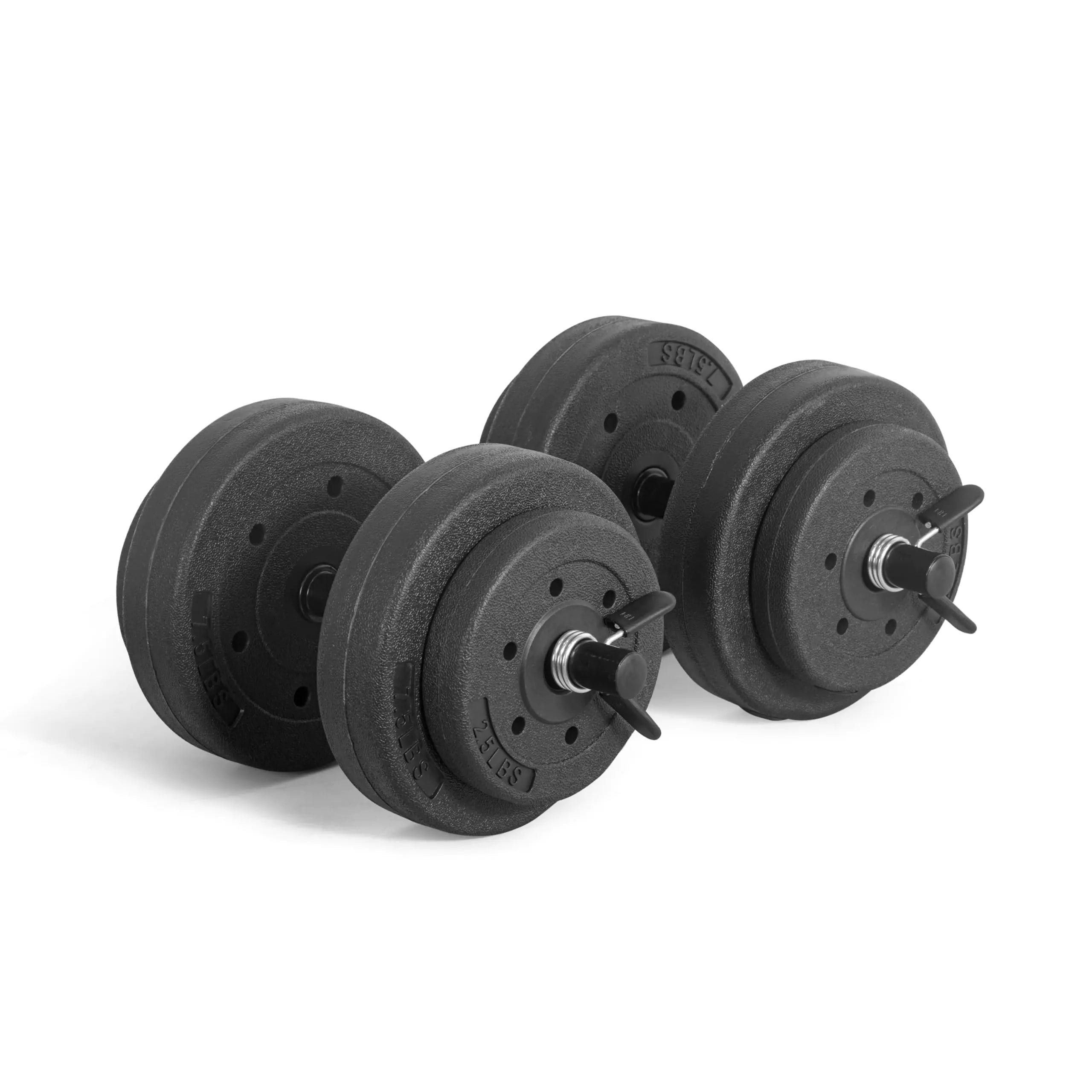 FlexiGrip 40lb Adjustable Cement Dumbbell Kit