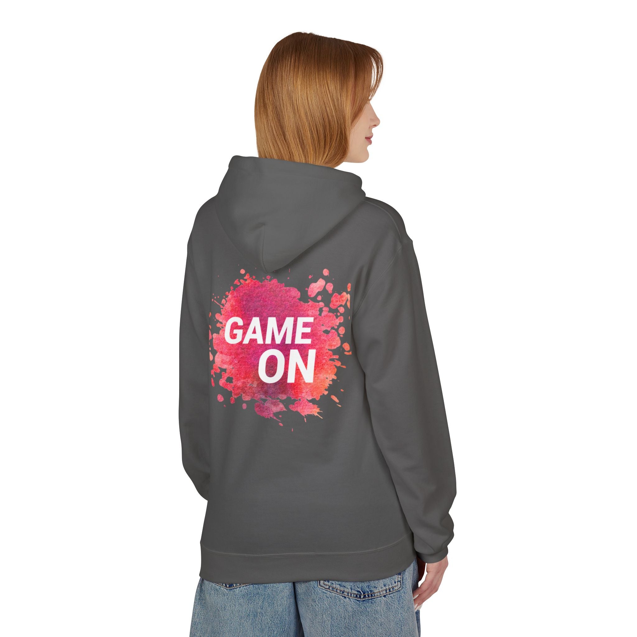 Game On Hoodie — Watercolor Splash Athletic Pullover