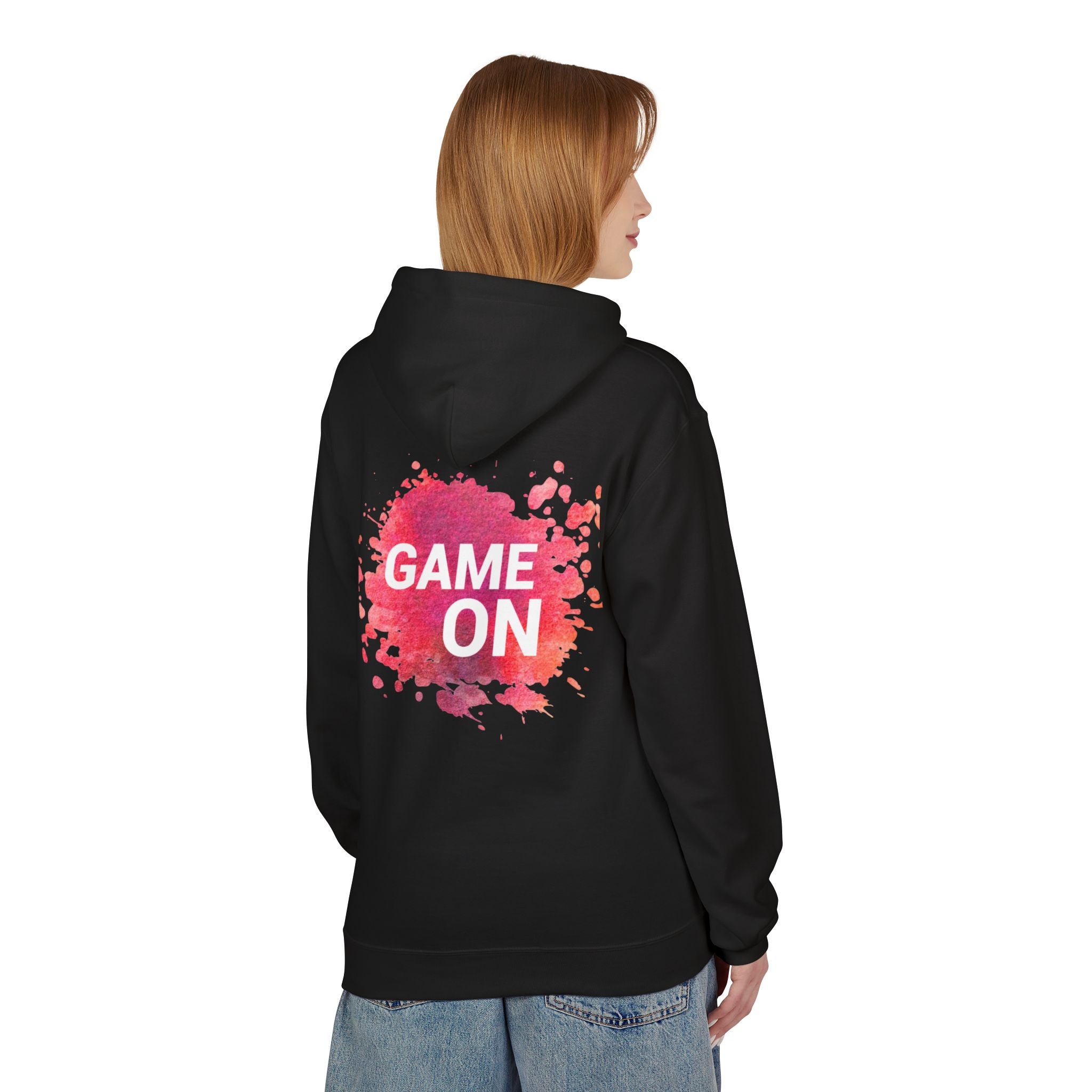 Game On Hoodie — Watercolor Splash Athletic Pullover