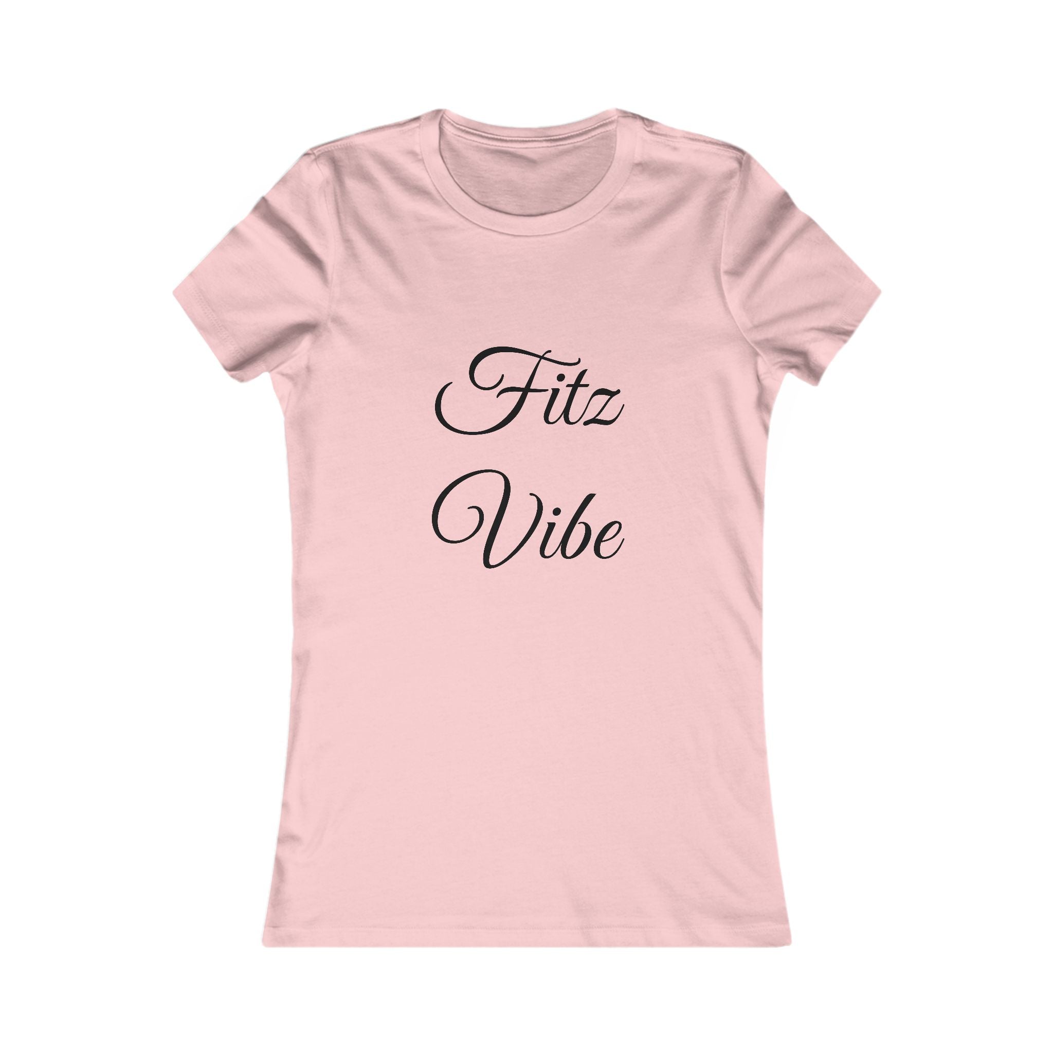 Fitz Vibe Women's Tee — Script Graphic Casual Shirt