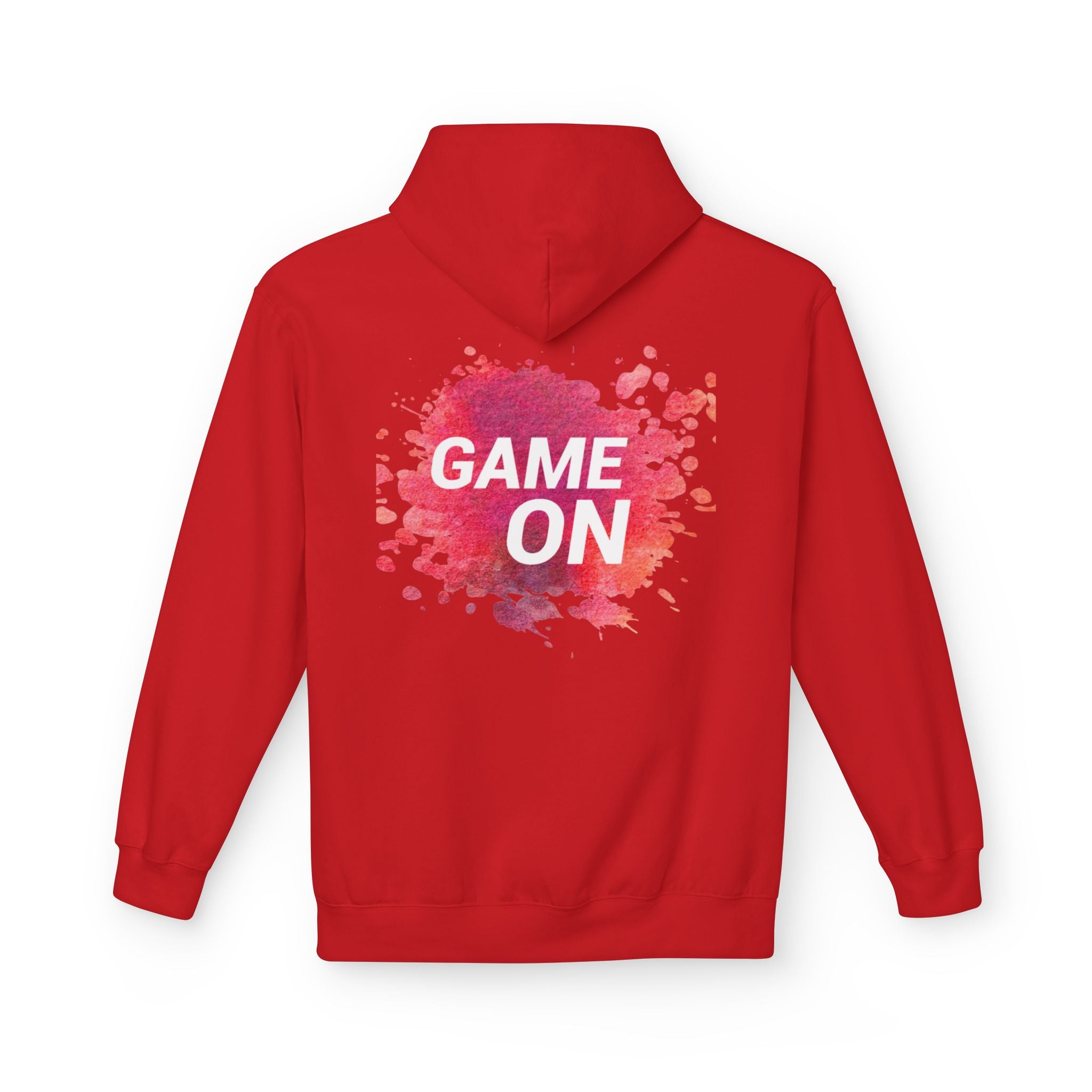Game On Hoodie — Watercolor Splash Athletic Pullover