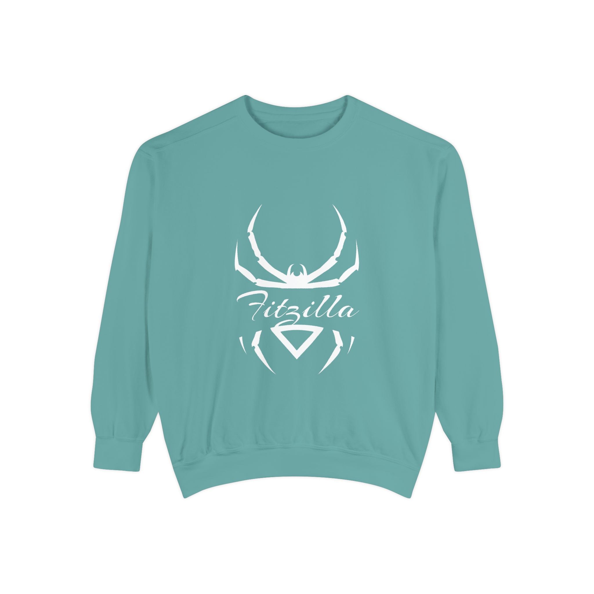 Fitzilla Spider Logo Sweatshirt — Garment-Dyed Cozy Pullover