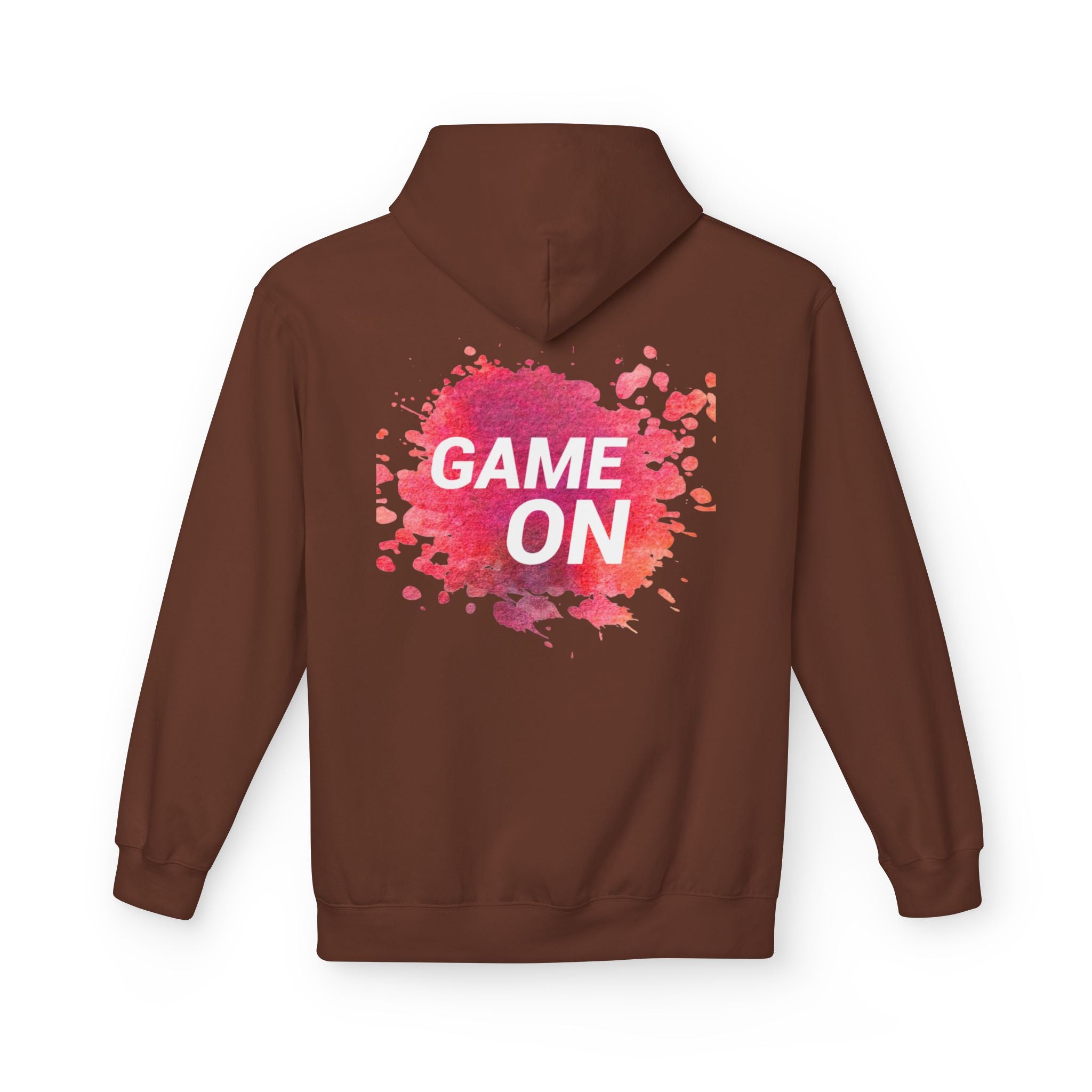 Game On Hoodie — Watercolor Splash Athletic Pullover