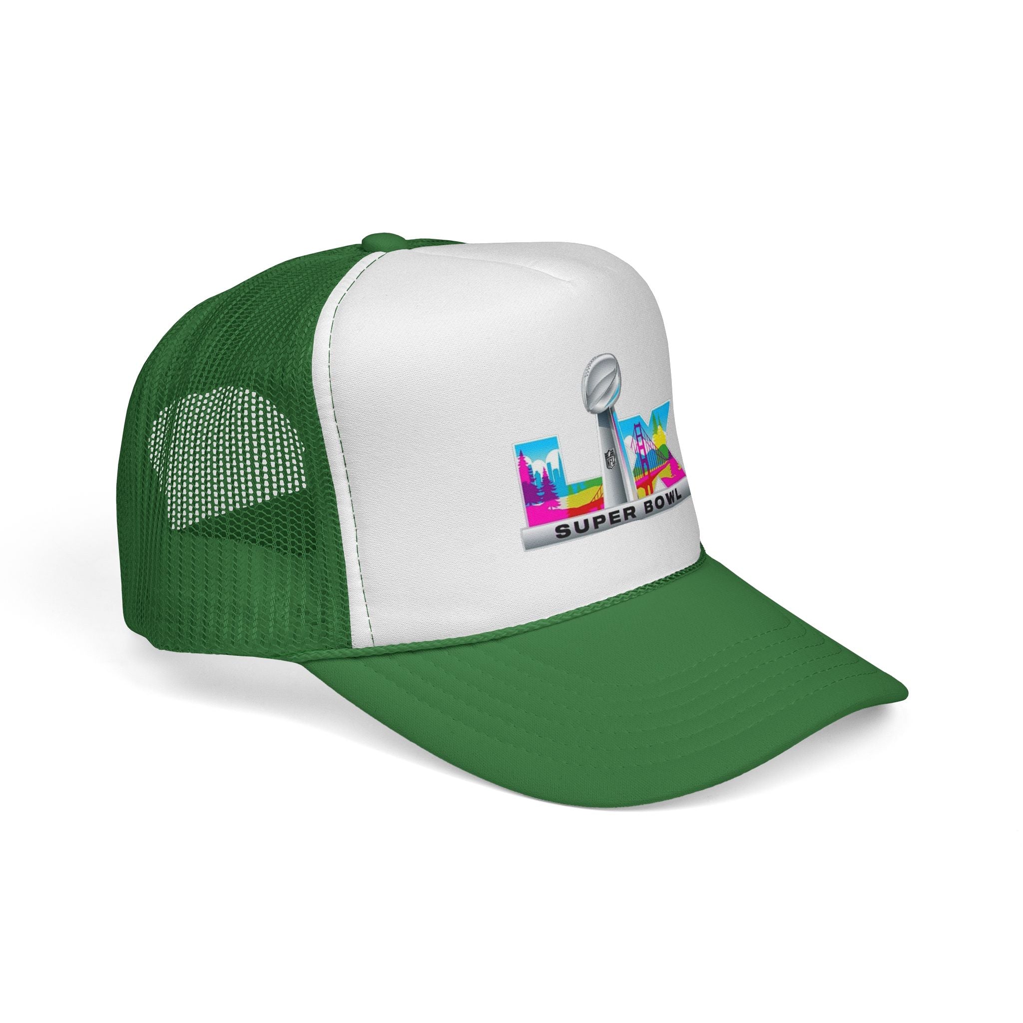 Trucker Hat — Colorful 'LIX Super Bowl' Football Logo Cap