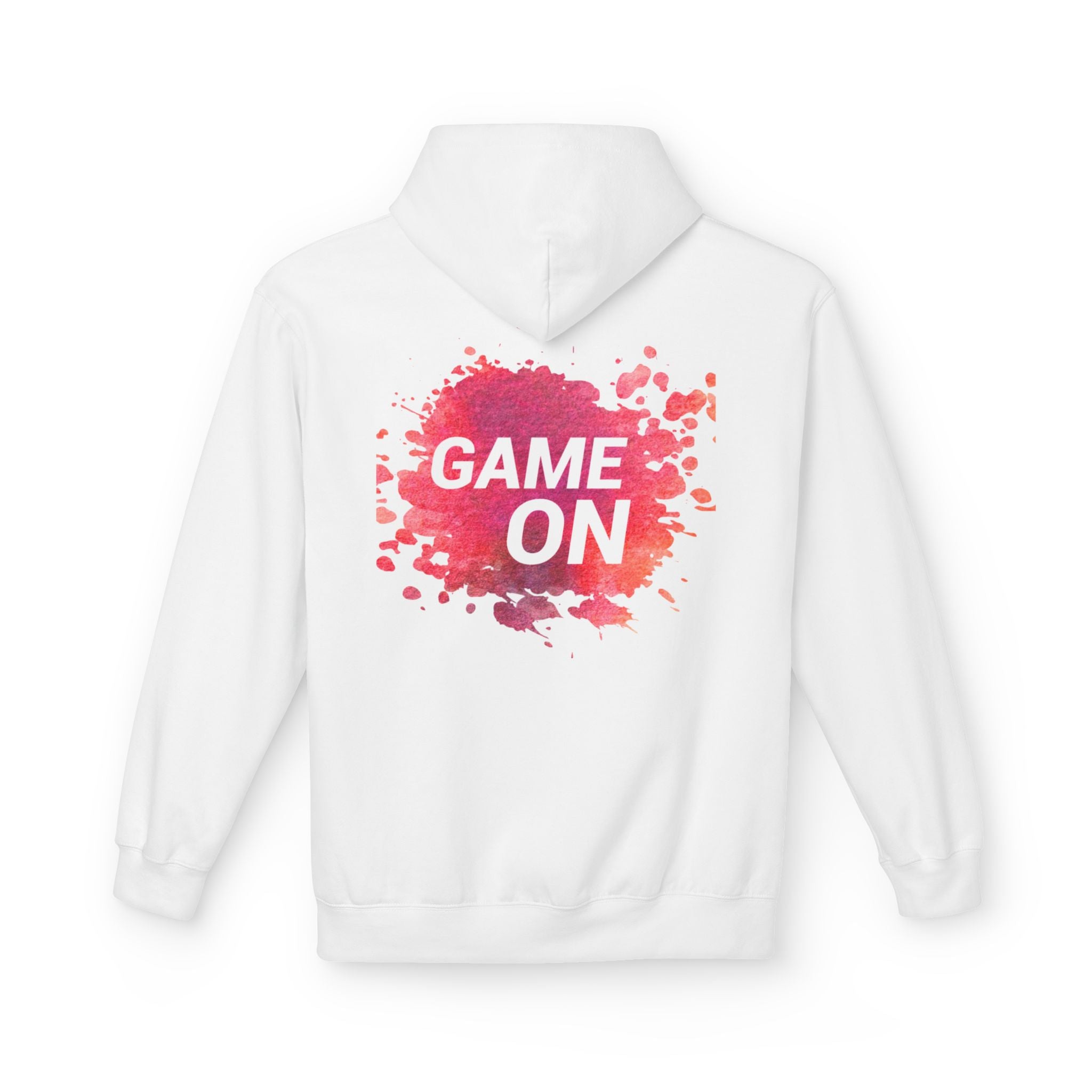 Game On Hoodie — Watercolor Splash Athletic Pullover