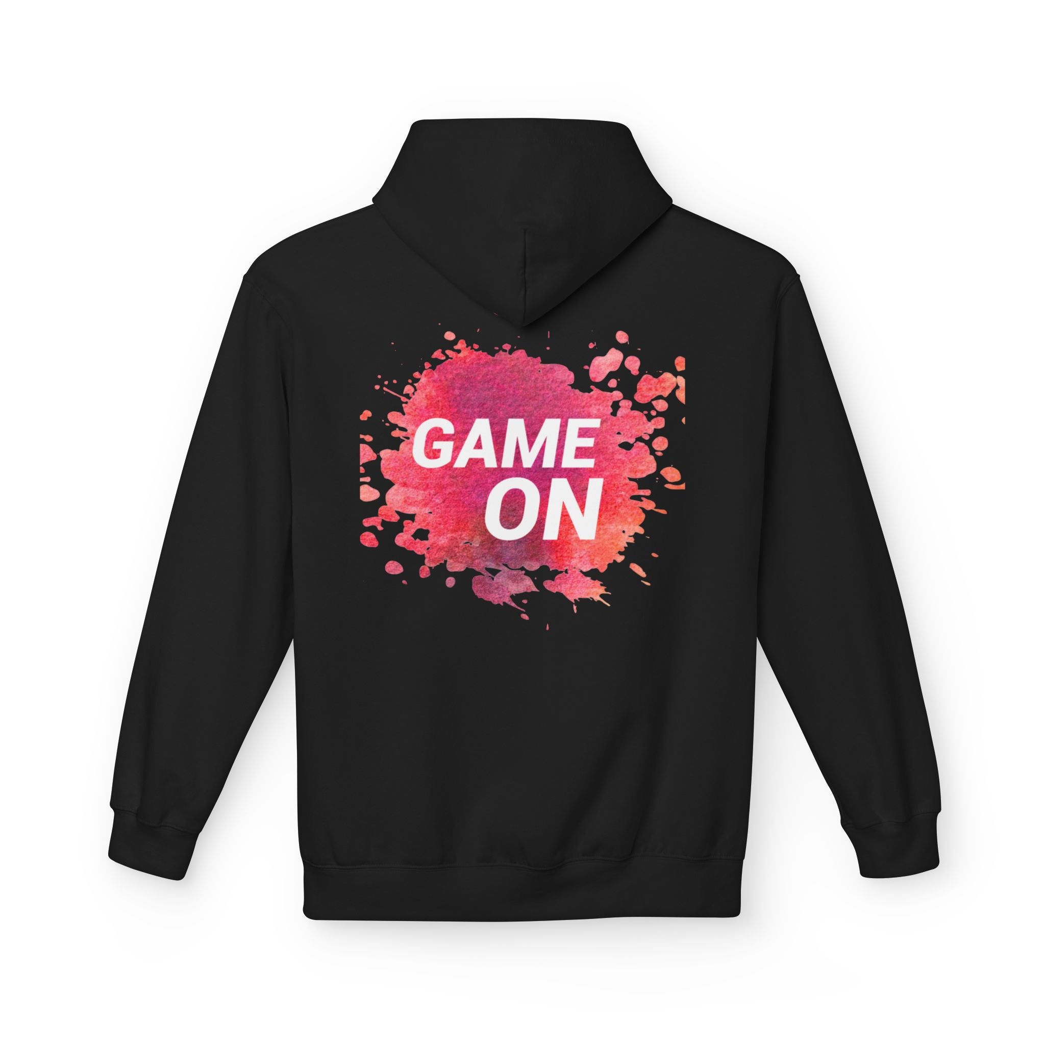 Game On Hoodie — Watercolor Splash Athletic Pullover