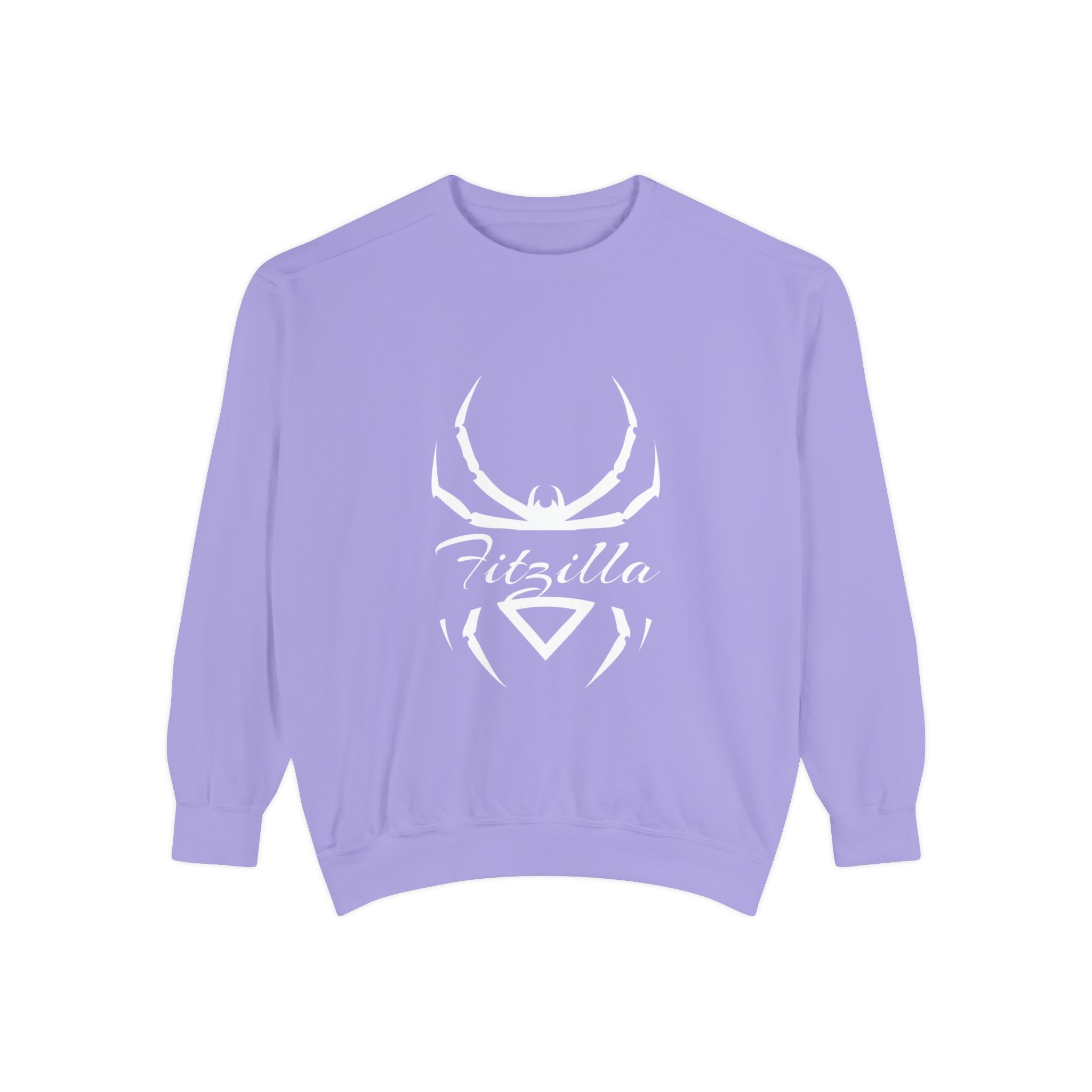 Fitzilla Spider Logo Sweatshirt — Garment-Dyed Cozy Pullover