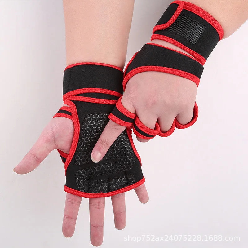 Premium Training & Weightlifting Gloves – Wrist Support, Palm Protection & Anti-Slip Grip