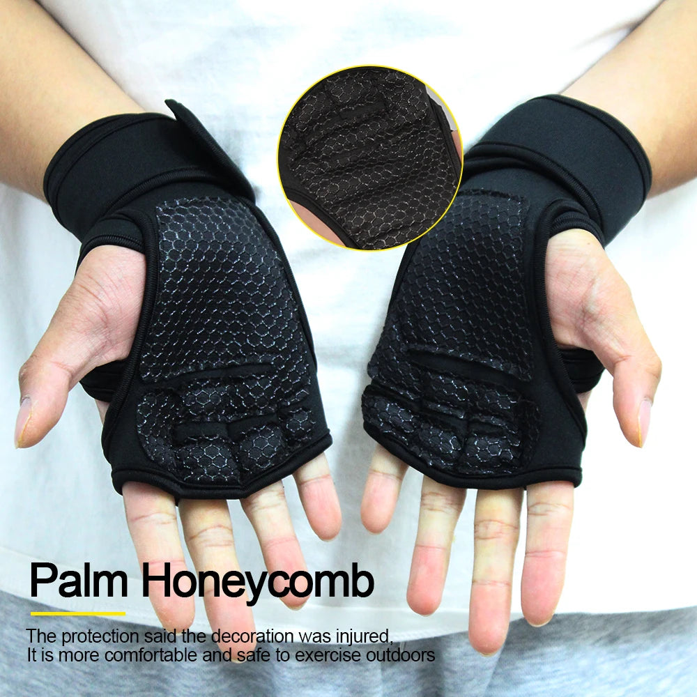 Premium Training & Weightlifting Gloves – Wrist Support, Palm Protection & Anti-Slip Grip